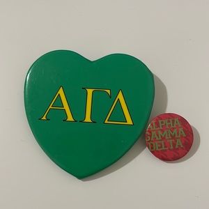 Alpha gamma delta buttons